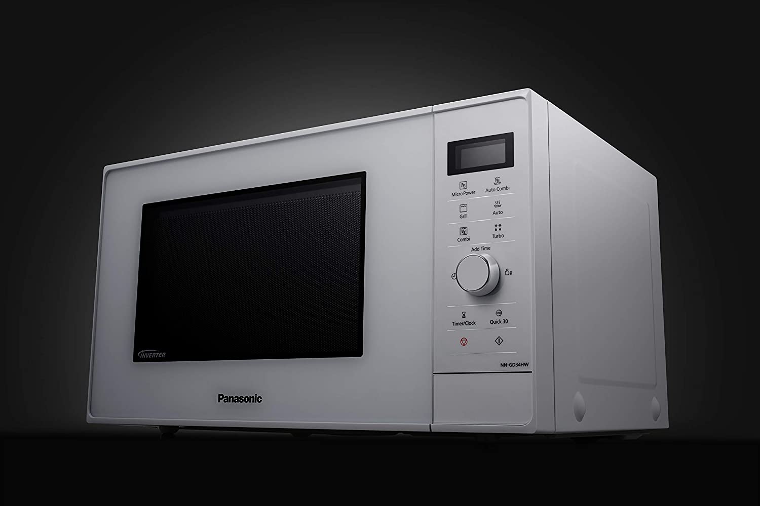 Microondas Panasonic Inverter, 23 litros y grill - NN-GD36HMSUG · Panasonic  · El Corte Inglés